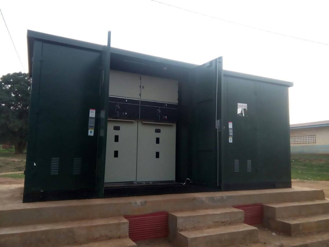 rockwill compact substation running in congo