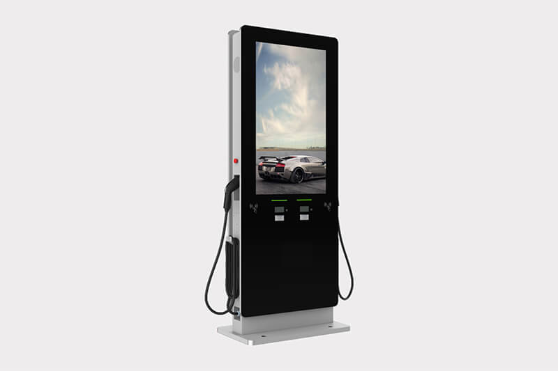 Pila de carga AC EV con pantalla LCD